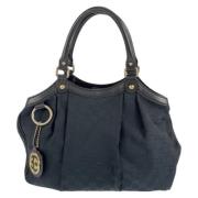 Pre-owned Canvas gucci-bags Gucci Vintage , Black , Dames