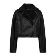 Aviator Jacket voor herfst-winterstijl Designers Remix , Black , Dames