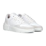 Witte Lage Top Sneakers Road Wave Nubikk , White , Dames