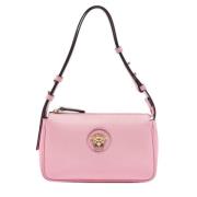 Pre-owned Leather shoulder-bags Versace Pre-owned , Pink , Dames