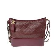 Pre-owned Leather chanel-bags Chanel Vintage , Red , Dames