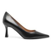 Zwarte Nappa Leren Pumps Roberto Festa , Black , Dames