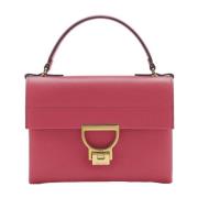 Korrelleer Schoudertas met Gouden Details Coccinelle , Pink , Dames