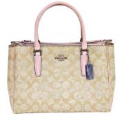 Pre-owned Canvas handbags Coach Pre-owned , Pink , Dames