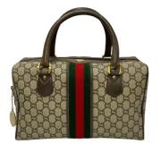 Pre-owned Canvas handbags Gucci Vintage , Brown , Dames