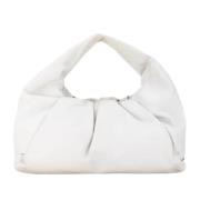 Pre-owned Leather handbags Bottega Veneta Vintage , White , Dames