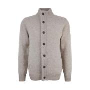 Cardigan met rits - Model Mkn0731St16 Barbour , Gray , Heren