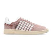 Sneakers met logo Dsquared2 , Pink , Dames