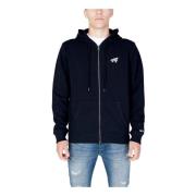 Blauwe Rits Hoodie Tommy Hilfiger , Blue , Heren