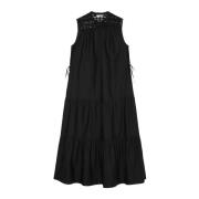 Maxi cascade jurk A-lijn Marc O'Polo , Black , Dames