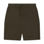 Katoen Linnen Shorts Lyle & Scott , Green , Heren