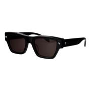 Stijlvolle zonnebril Am0409S Alexander McQueen , Black , Heren