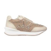 Studded Platform Sneakers Alma EN Pena , Beige , Dames