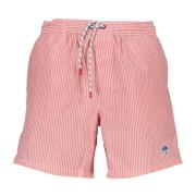 Gestreepte Zwemboxershort Roze North Sails , Pink , Heren