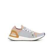 Grijze en Roze Primeknit Sneakers Adidas by Stella McCartney , Gray , ...