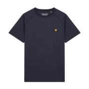 Core Raglan T-Shirts Lyle & Scott , Blue , Heren