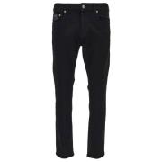 Zwarte Slim Fit Heren Jeans Versace Jeans Couture , Black , Heren