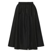 A-Lijn Midi Rok Golden Goose , Black , Dames