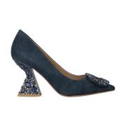 Versierde hakschoen Alma EN Pena , Blue , Dames