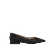 Glitter Strik Ballerina Flats Alma EN Pena , Black , Dames