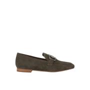 Metalen Stijgbeugel Loafer Alma EN Pena , Green , Dames