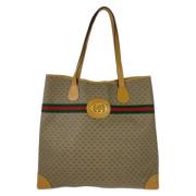 Pre-owned Canvas gucci-bags Gucci Vintage , Brown , Dames