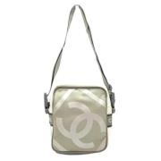 Pre-owned Canvas chanel-bags Chanel Vintage , White , Dames