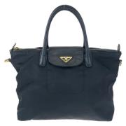 Pre-owned Canvas prada-bags Prada Vintage , Black , Dames