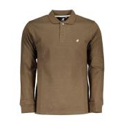 Bruine Geborduurde Polo Shirt U.s. Polo Assn. , Brown , Heren