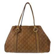 Pre-owned Leather gucci-bags Gucci Vintage , Brown , Dames