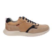 Leren Heren Sneakers Comfort Stijl Callaghan , Beige , Heren