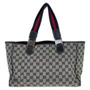 Pre-owned Canvas gucci-bags Gucci Vintage , Gray , Dames