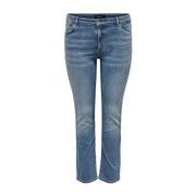 Alicia Regular Straight Denim Jeans Only Carmakoma , Blue , Dames