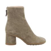 Taupe Curvy Bootie Damesschoenen AGL , Beige , Dames