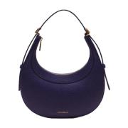 Blauwe Leren Crossbody Tas Coccinelle , Blue , Dames