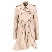 Pre-owned Cotton outerwear Valentino Vintage , Beige , Dames