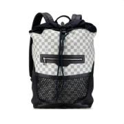 Pre-owned Canvas backpacks Louis Vuitton Vintage , Blue , Dames