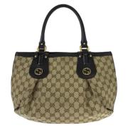 Pre-owned Canvas gucci-bags Gucci Vintage , Brown , Dames