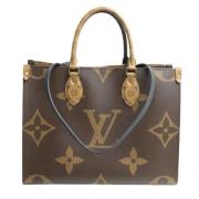 Pre-owned Canvas totes Louis Vuitton Vintage , Brown , Dames