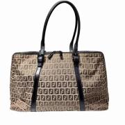 Pre-owned Canvas fendi-bags Fendi Vintage , Brown , Dames