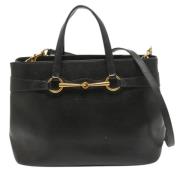 Pre-owned Leather gucci-bags Gucci Vintage , Black , Dames