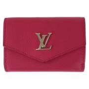 Pre-owned Leather wallets Louis Vuitton Vintage , Pink , Dames