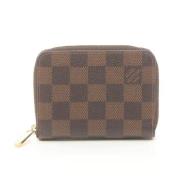 Pre-owned Canvas wallets Louis Vuitton Vintage , Brown , Dames