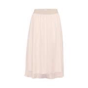 Elastische Taille Rok Grijs Morn Saint Tropez , Beige , Dames