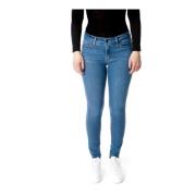 Mid-Rise Skinny Fit Jeans Levi's , Blue , Dames