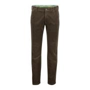 Bruine Katoenen Chino Broek Meyer , Brown , Heren