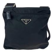 Pre-owned Canvas prada-bags Prada Vintage , Black , Dames