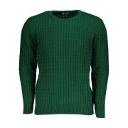 Twisted Logo Crew Neck Sweater U.s. Polo Assn. , Green , Heren