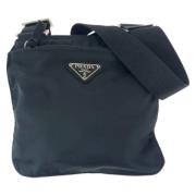 Pre-owned Canvas prada-bags Prada Vintage , Black , Dames