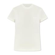 T-shirt met logo Y-3 , Beige , Dames